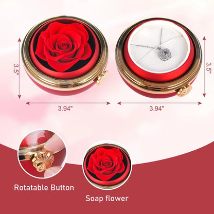 Eternal Rose Rotating Gift Box - Boîte à bijoux avec rose éternelle