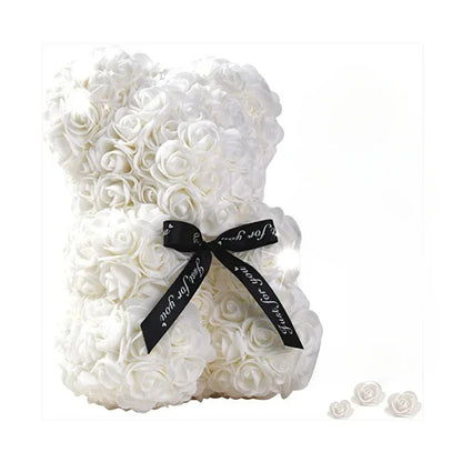 Ours en peluche de roses éternelles pour occasions romantiques