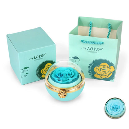 Eternal Rose Rotating Gift Box - Boîte à bijoux avec rose éternelle