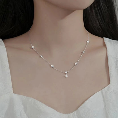 Collier en argent ou plaqué Or 18 carats pour femme